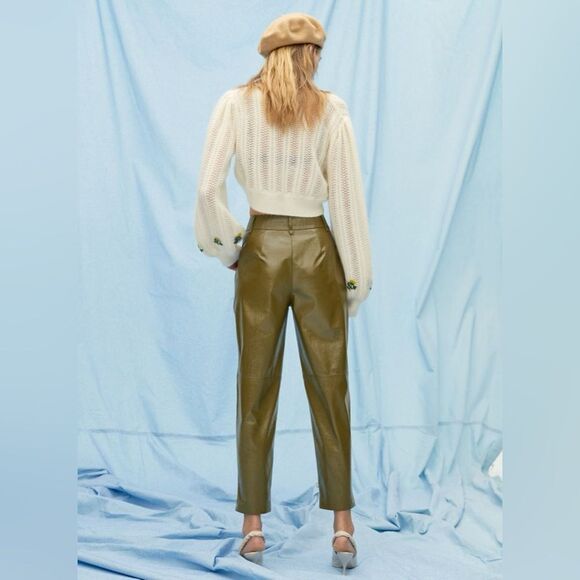 LE FOU WILFRED‎ by ARITZIA NWOT Funk Pant in Avocado Green - Picture 4 of 16